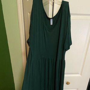Dark green maxi dress 3X